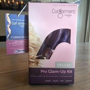 HairFlair 20 Curlformers Corkscrew Extra Long Hair Curling System NIB